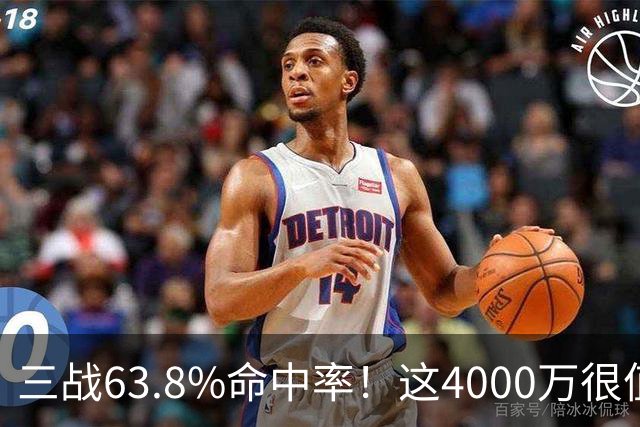 三战63.8%命中率！这4000万很值啊！